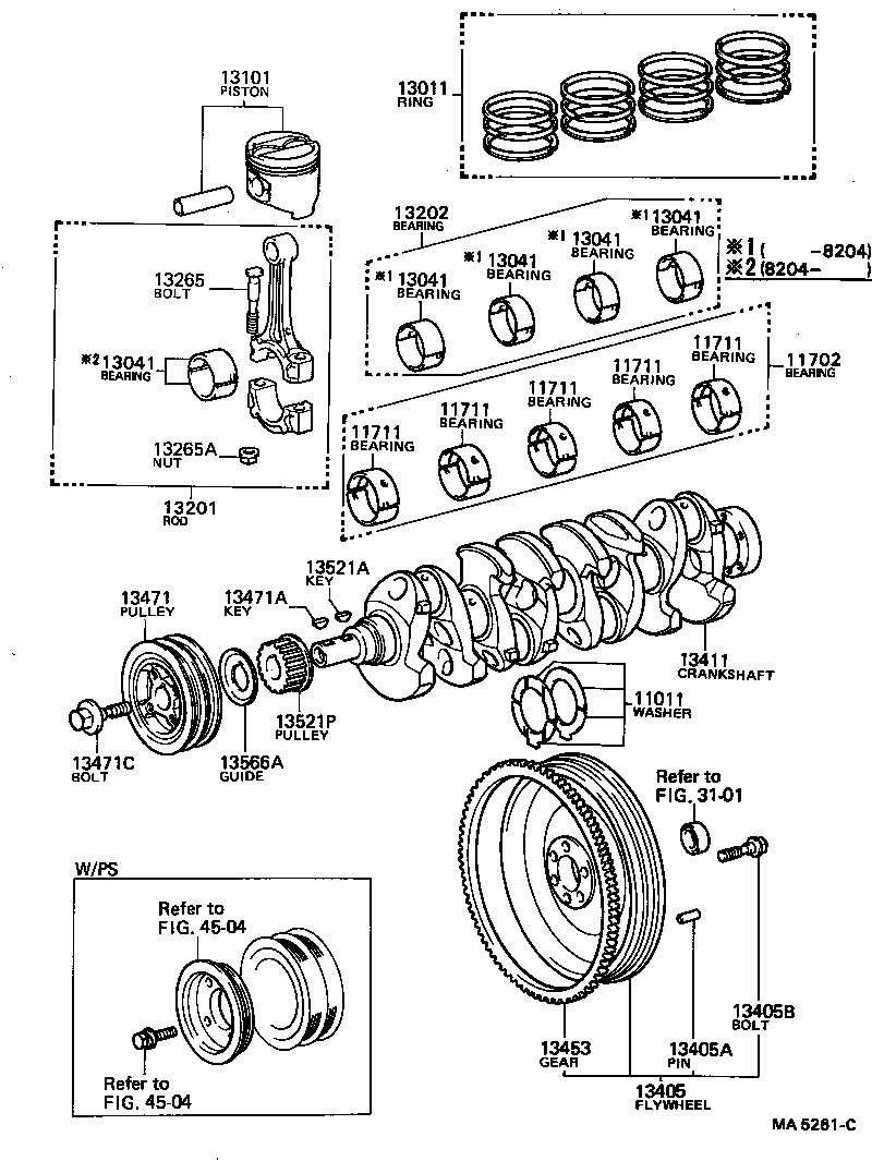 13015-71060 RING SET, PISTON product image