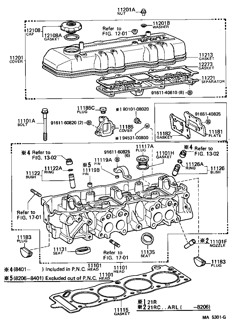 11101-74010 HEAD SUB-ASSY, CYLINDER product image