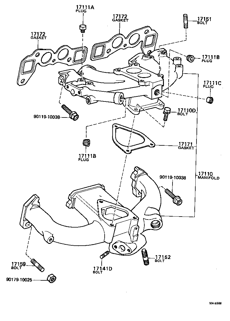 17109-88263 TANK, INTAKE AIR SURGE product image