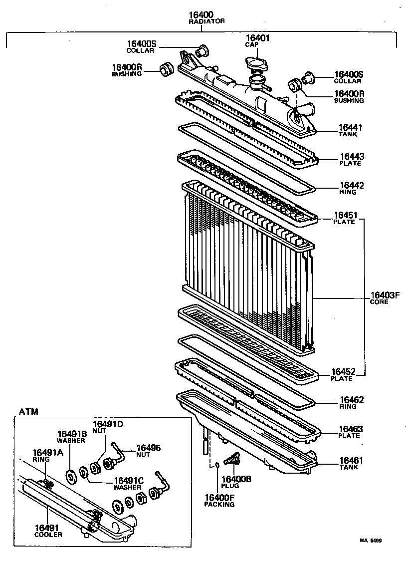 17175-72010 GASKET, WATER BY-PASS product image