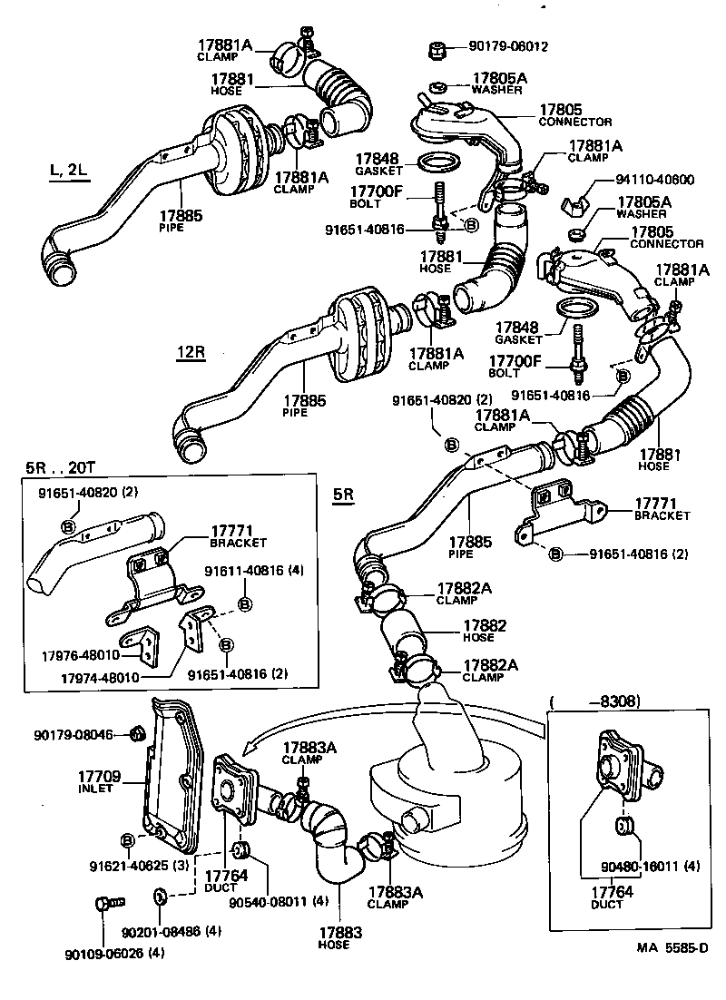 17703-54010 CAP SUB-ASSY, AIR CLEANER product image
