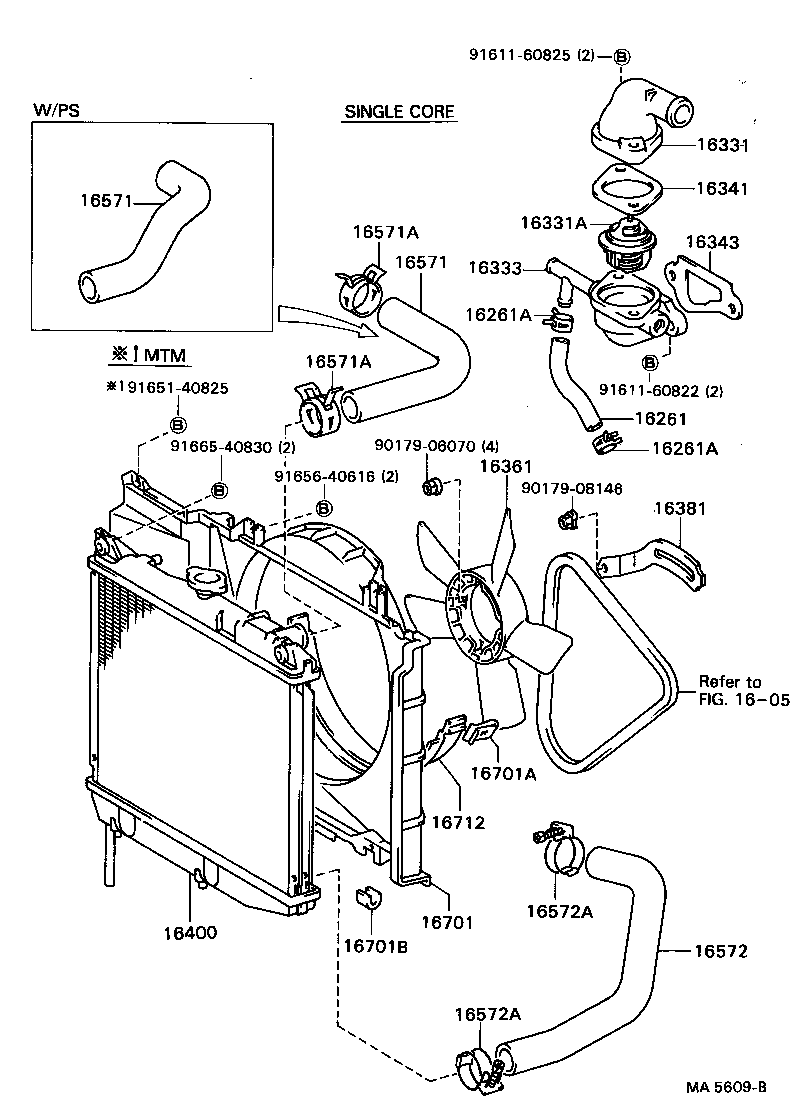 17175-72010 GASKET, WATER BY-PASS product image