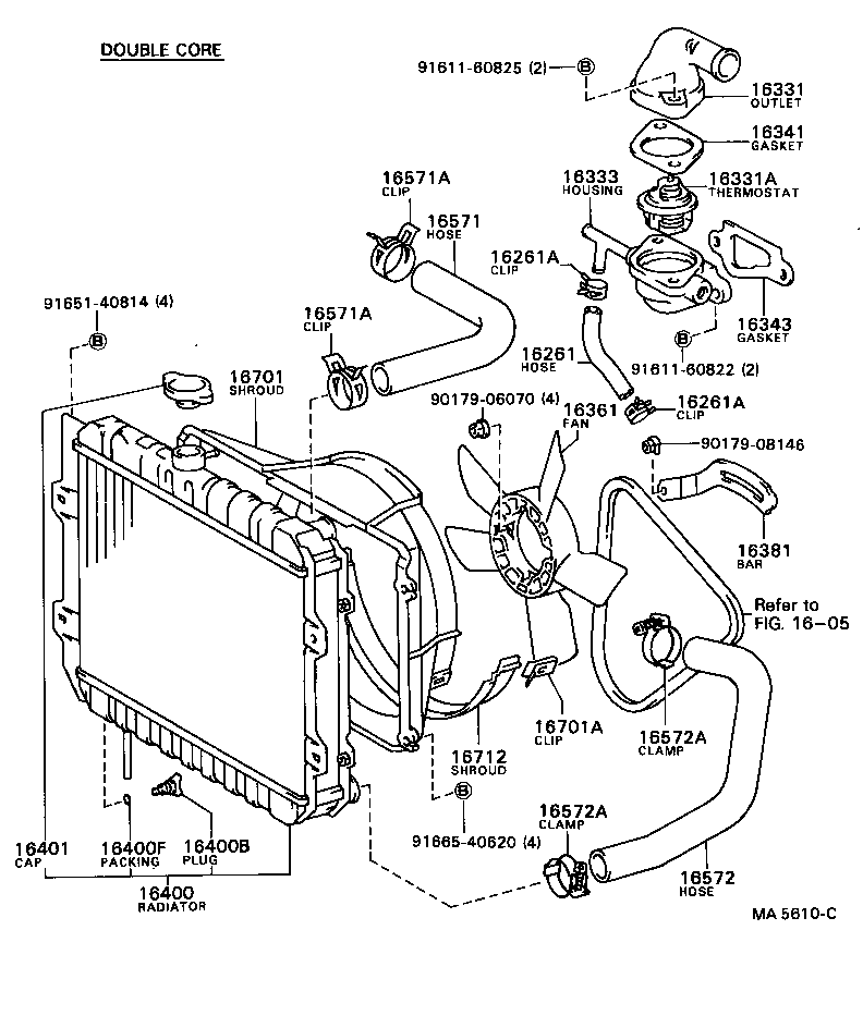 17175-72010 GASKET, WATER BY-PASS product image