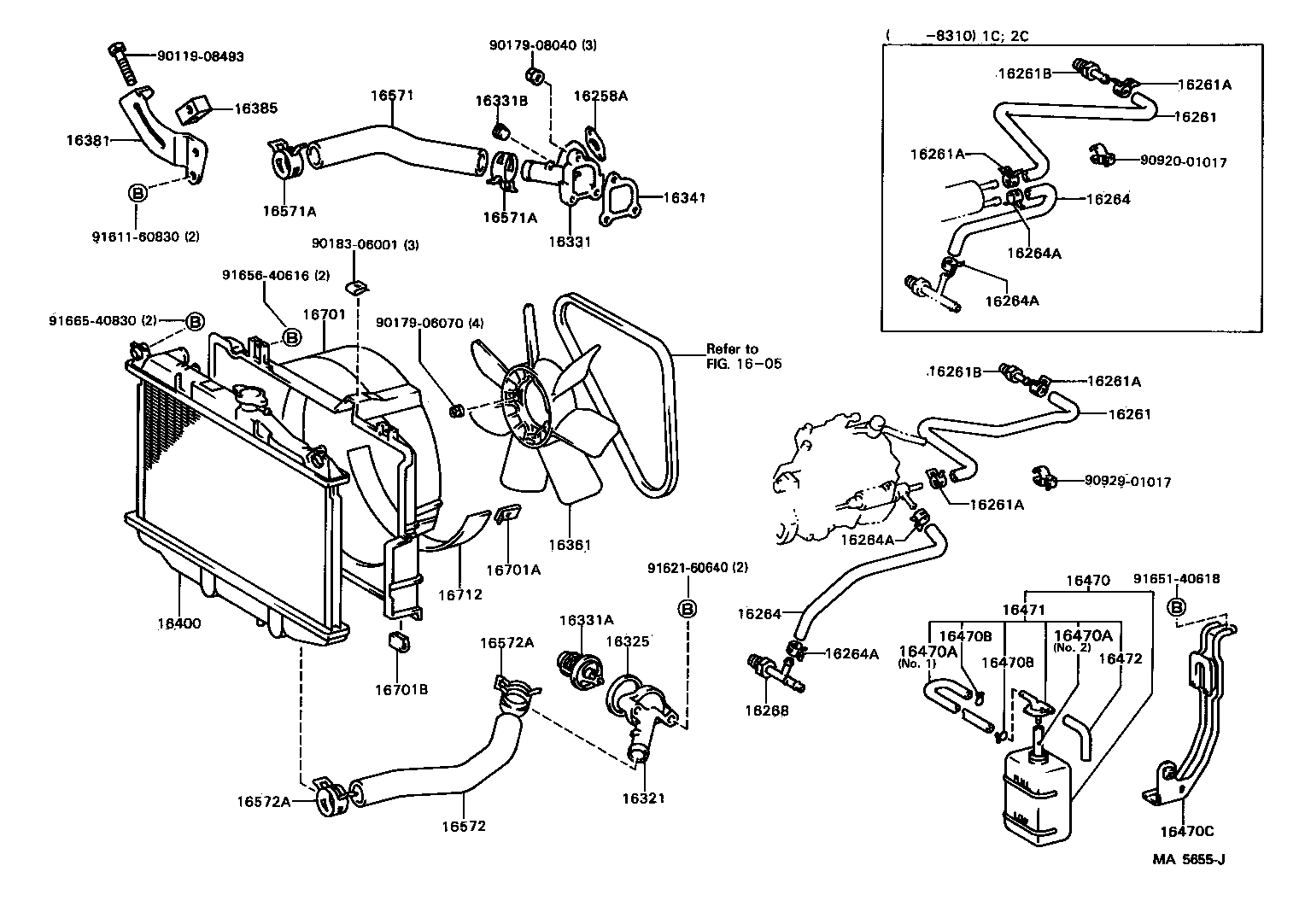 17175-72010 GASKET, WATER BY-PASS product image