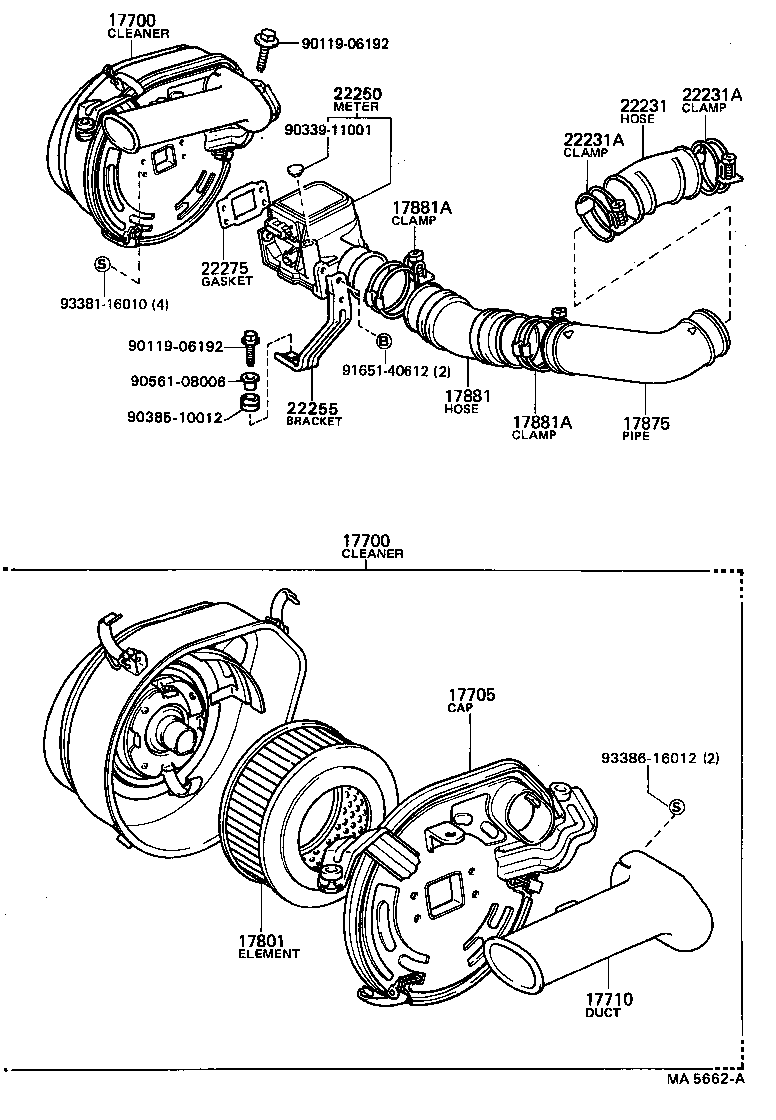 17705-72011 CAP SUB-ASSY, AIR CLEANER product image