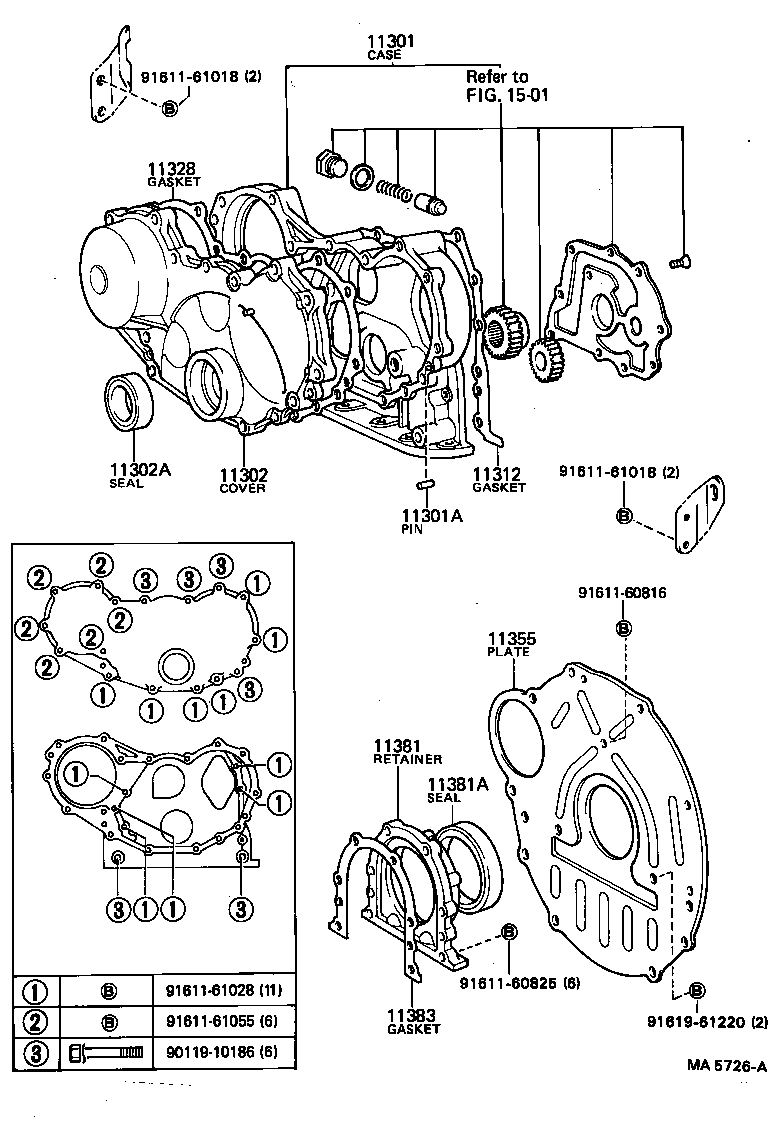 90311-50006 SEAL, OIL(FOR TIMING CHAIN OR BELT COVER) product image