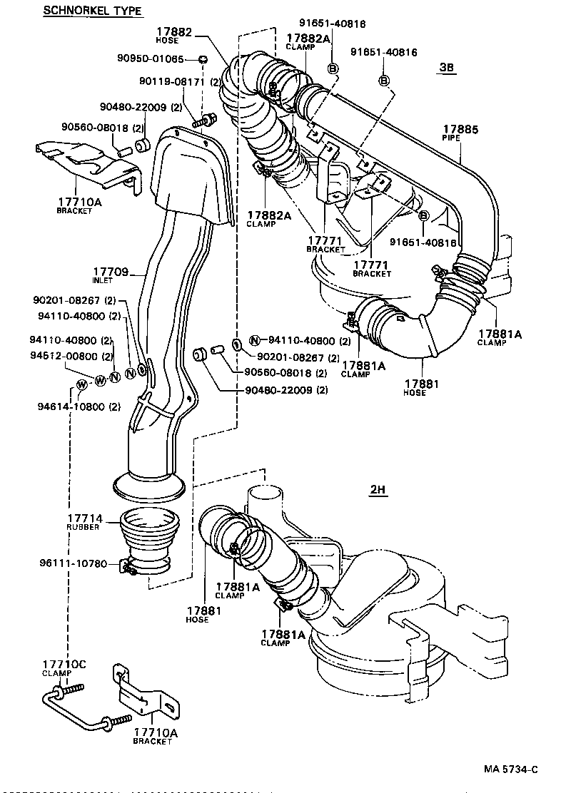 17700-44331 CLEANER ASSY, AIR product image