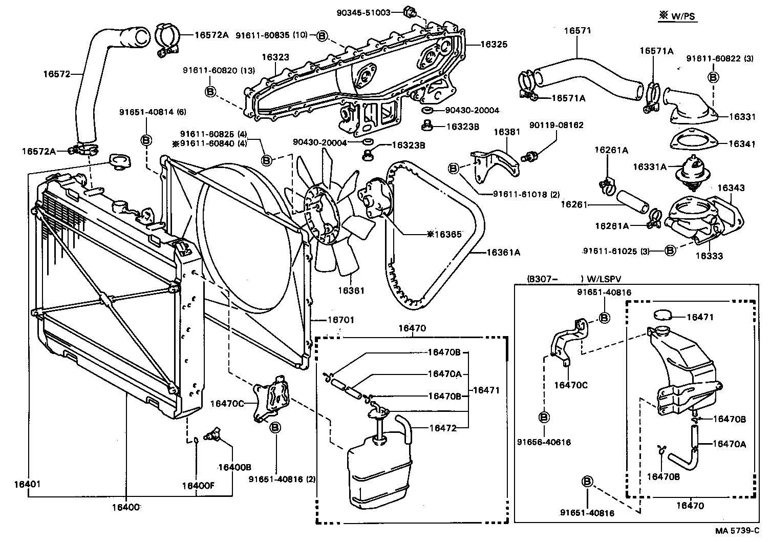 90301-31001 RING, O(FOR WATER OUTLET HOUSING) product image