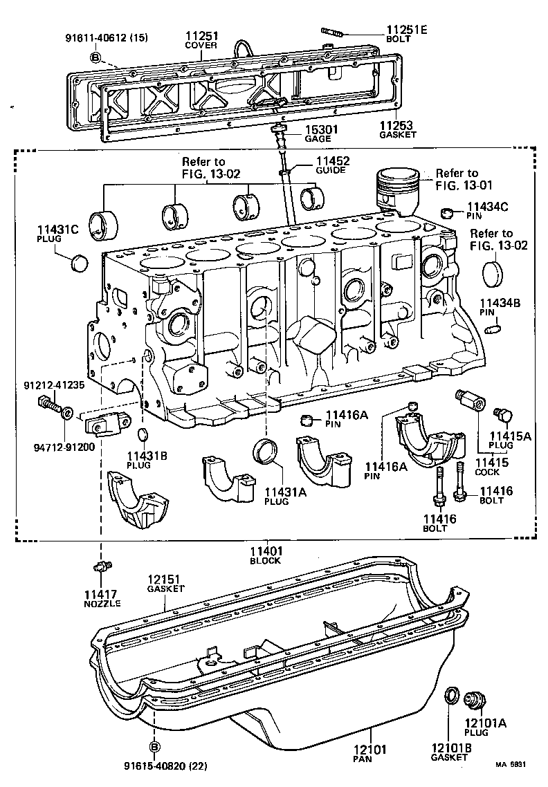 11452-60013 GUIDE, OIL LEVEL GAGE product image