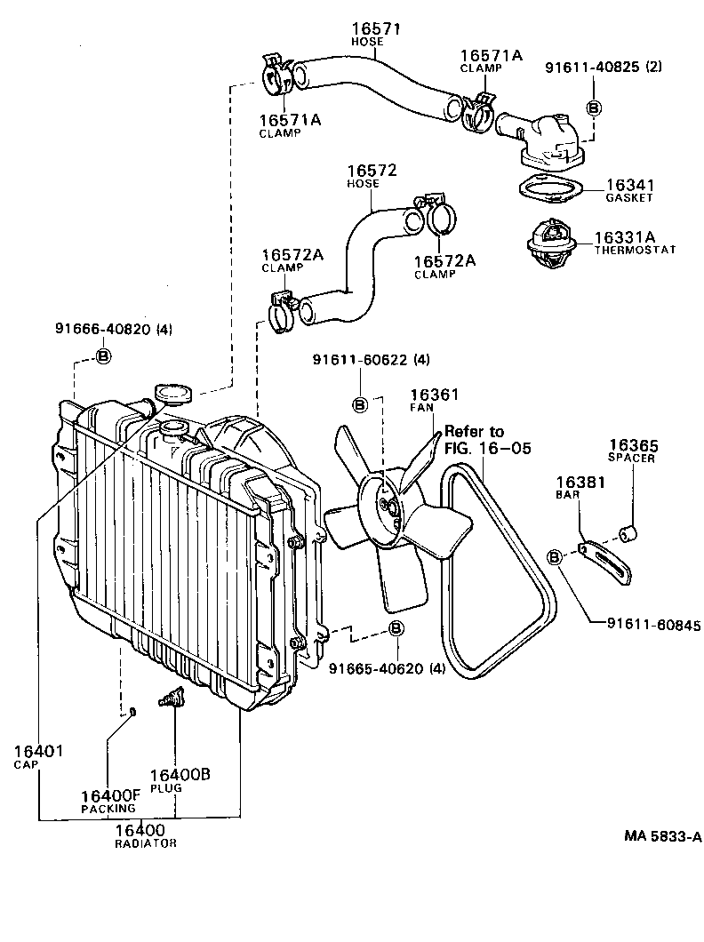17175-72010 GASKET, WATER BY-PASS product image