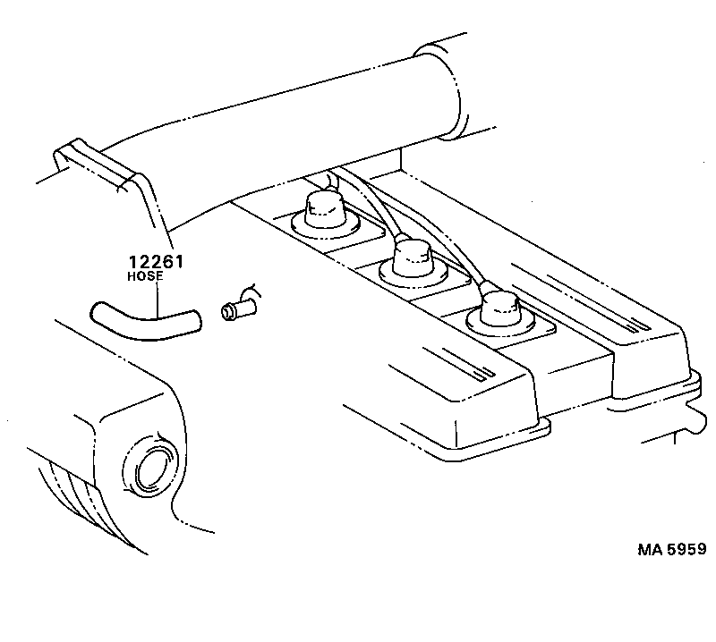 12204-70010 VALVE SUB-ASSY, VENTILATION product image