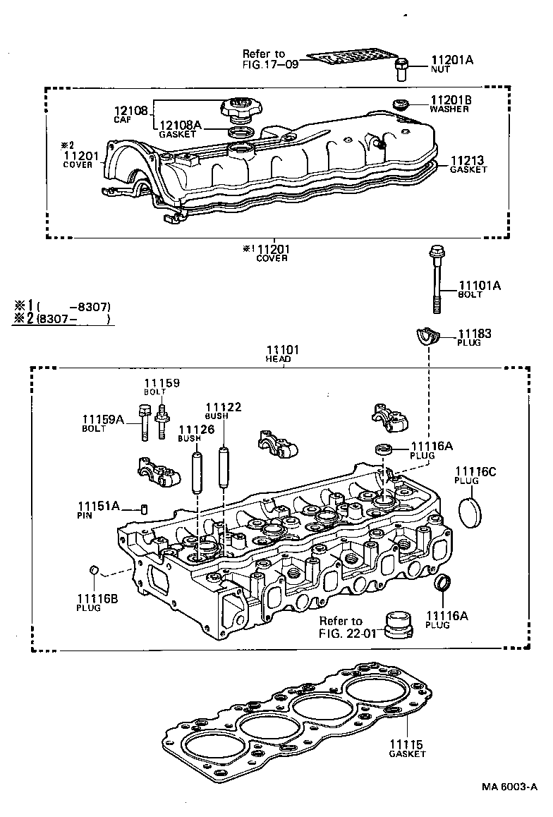 11101-39326 HEAD SUB-ASSY, CYLINDER product image