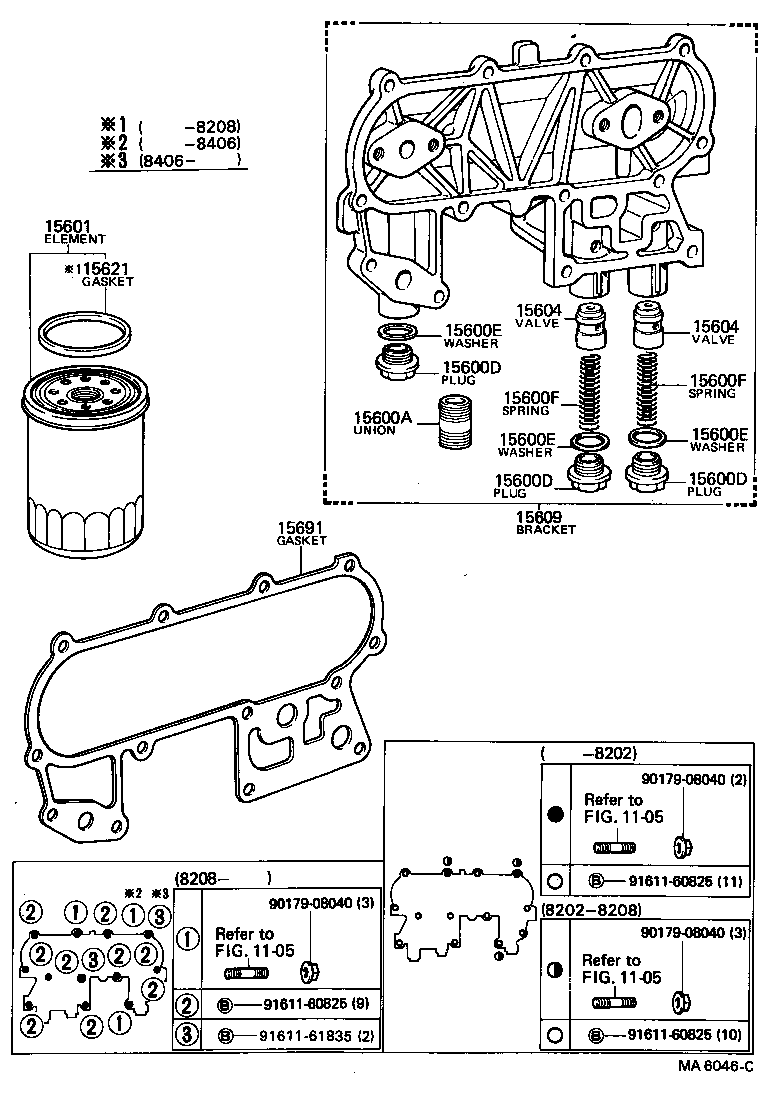 15710-54020 COOLER ASSY, OIL product image