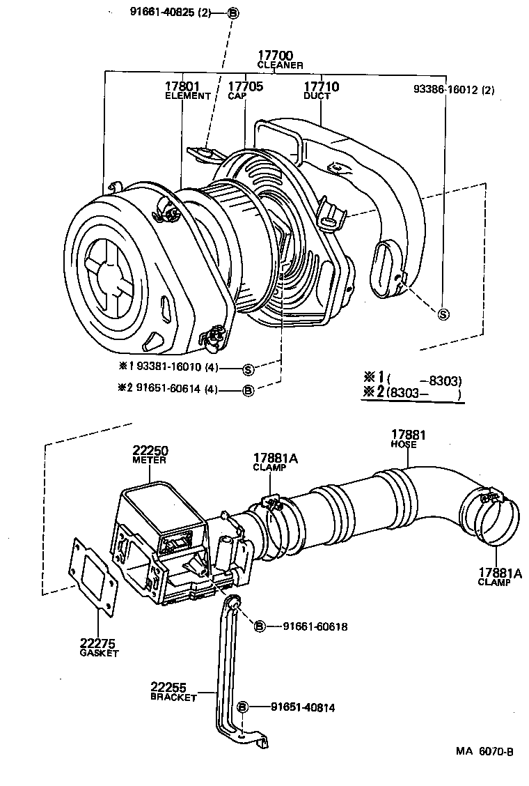17700-13340 CLEANER ASSY, AIR product image