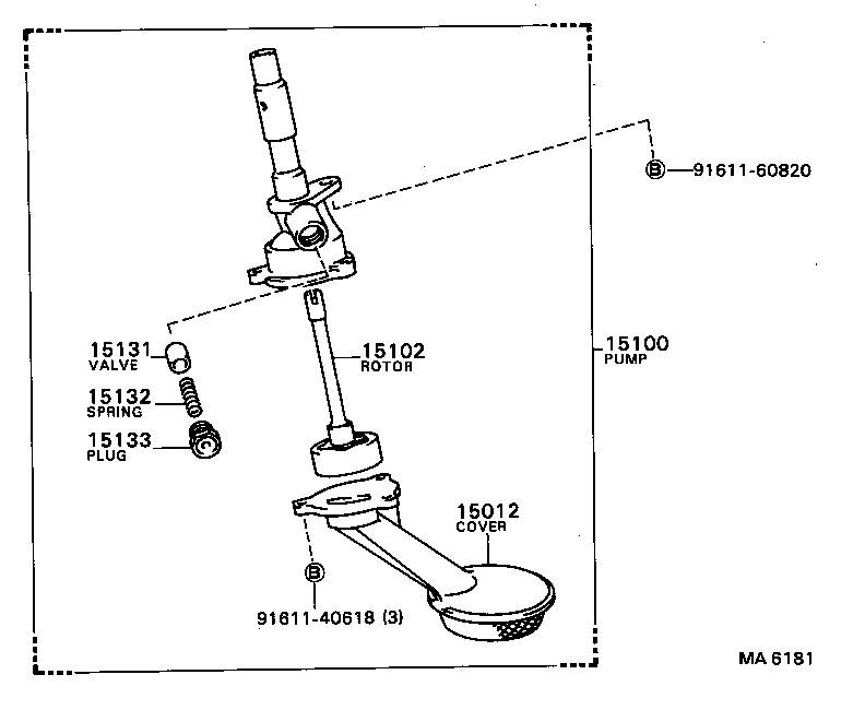 15102-70010 ROTOR SET, OIL PUMP product image
