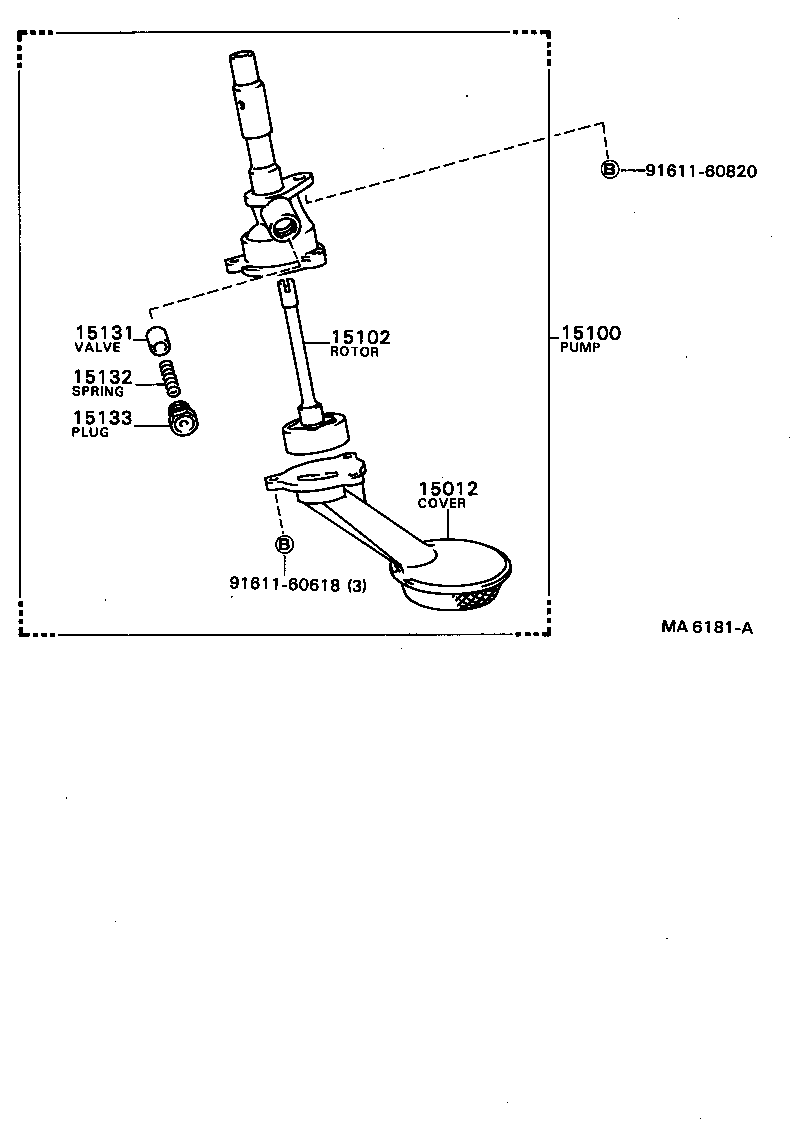 15102-71010 ROTOR SET, OIL PUMP product image