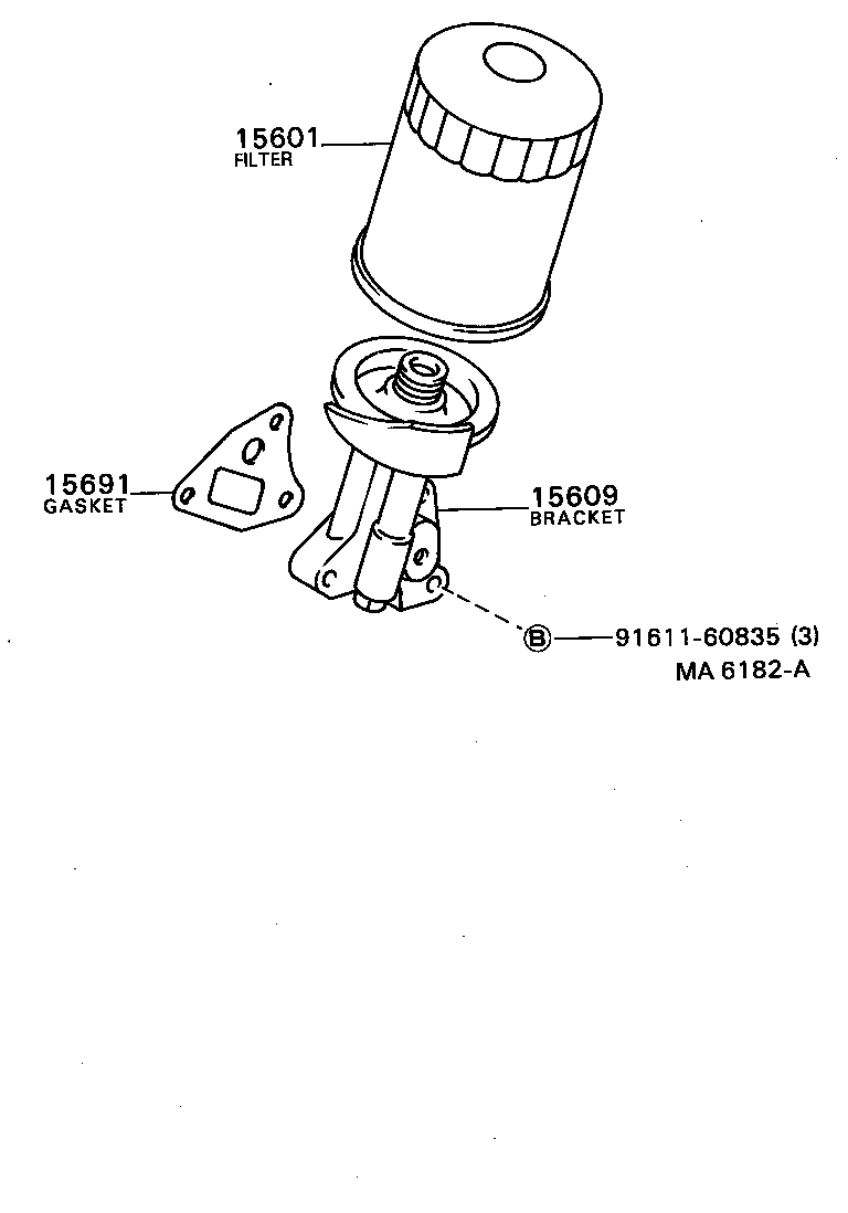 15691-71011 GASKET, OIL FILTER product image