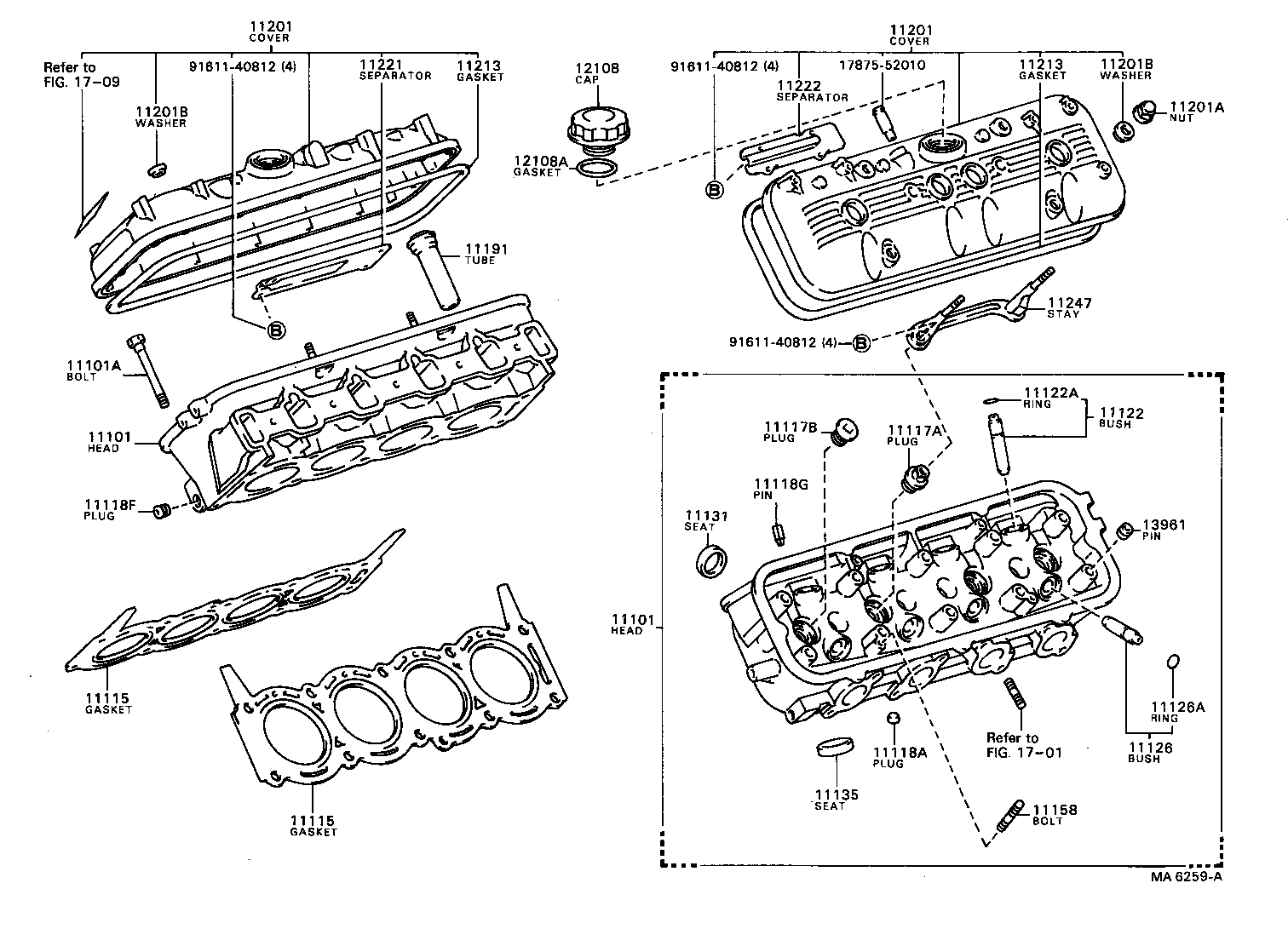 11116-52020 GASKET, CYLINDER HEAD product image