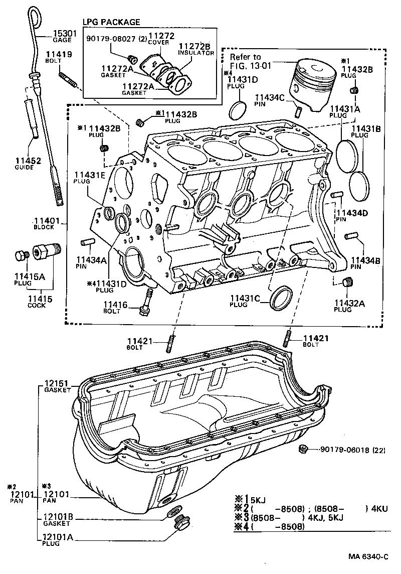 11401-29276 BLOCK SUB-ASSY, CYLINDER product image