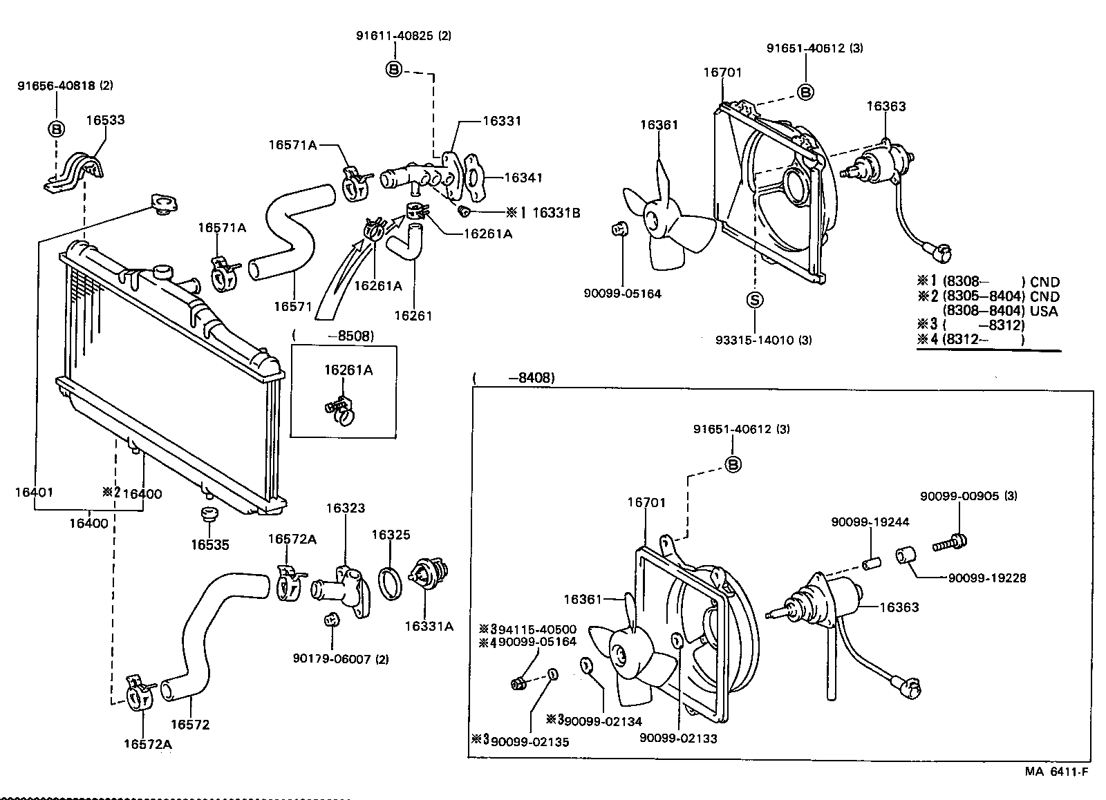 16535-64040 SUPPORT, RADIATOR, LOWER product image