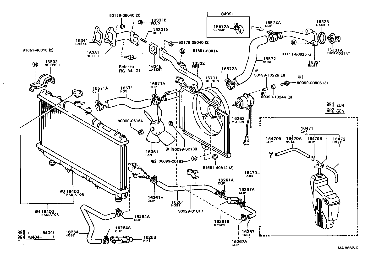 16323-15040 HOUSING, WATER INLET product image