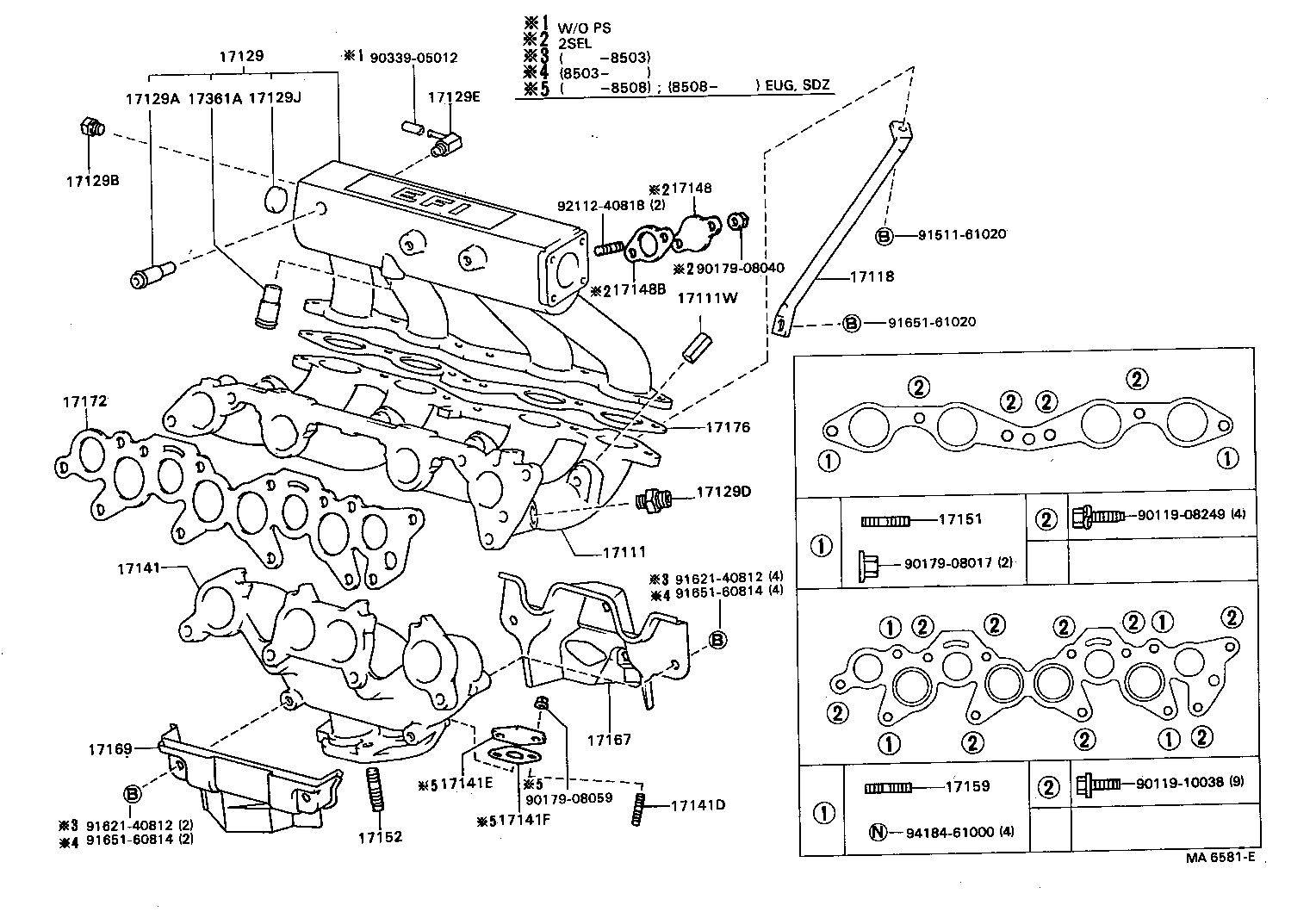 90116-08200 BOLT, STUD(FOR TURBINE HOUSING) product image