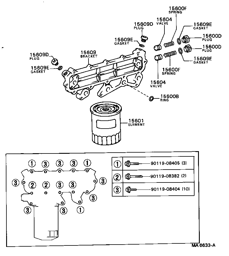 15661-78010 SPRING, COMPRESSION(FOR OIL FILTER) product image