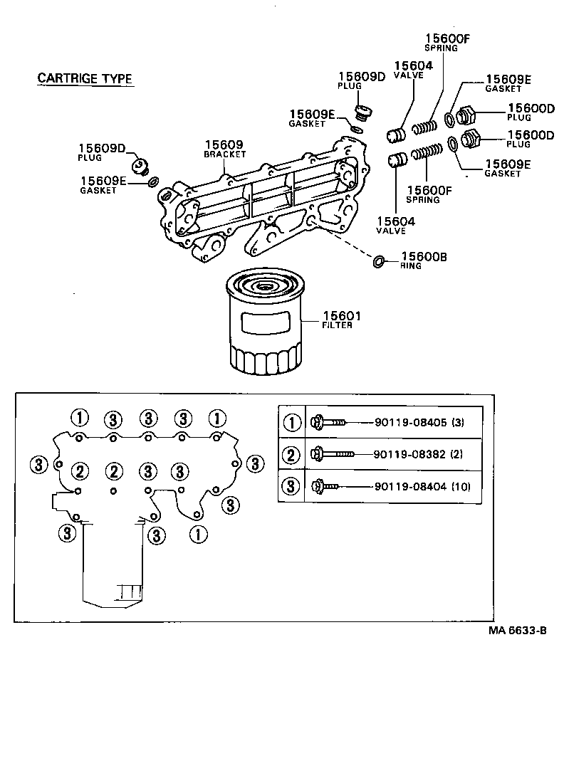 15661-78020 SPRING, COMPRESSION(FOR OIL FILTER) product image