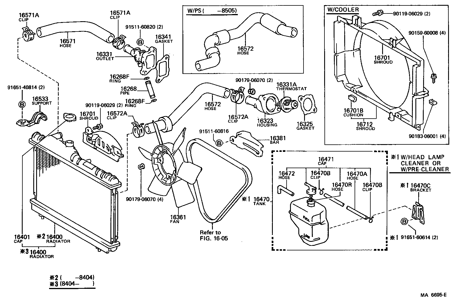 16323-16020 HOUSING, WATER INLET product image