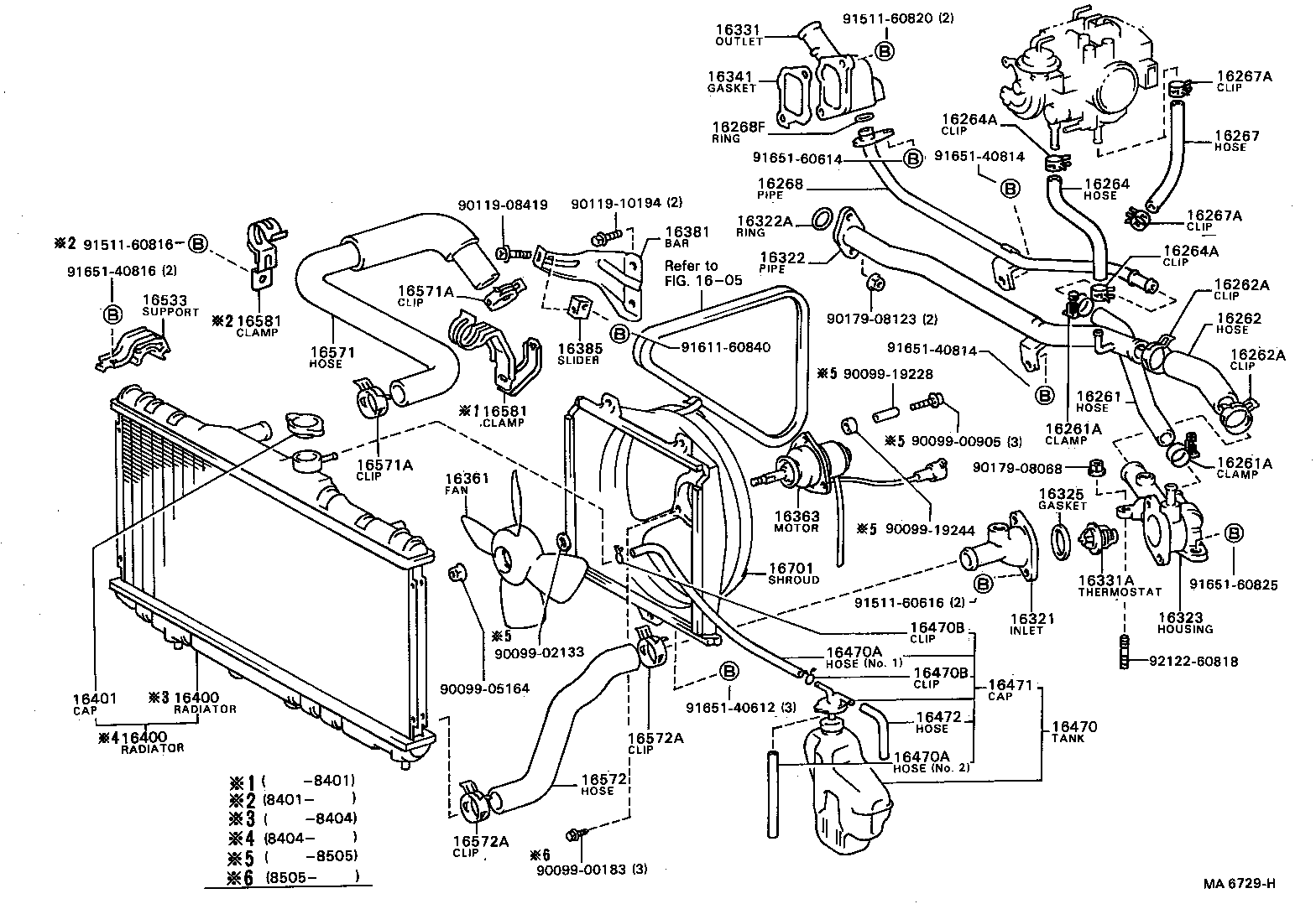 16323-16010 HOUSING, WATER INLET product image