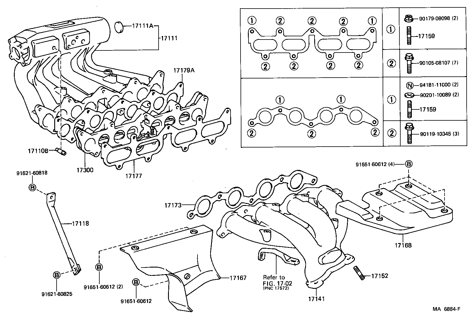 17111-35040 MANIFOLD, INTAKE product image