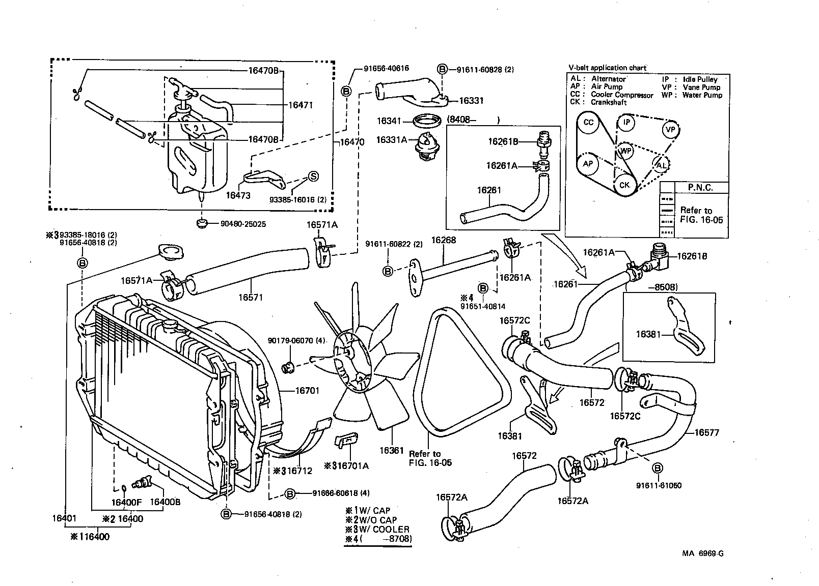 16028-35010 PIPE SUB-ASSY, TURBO WATER, NO.2 product image