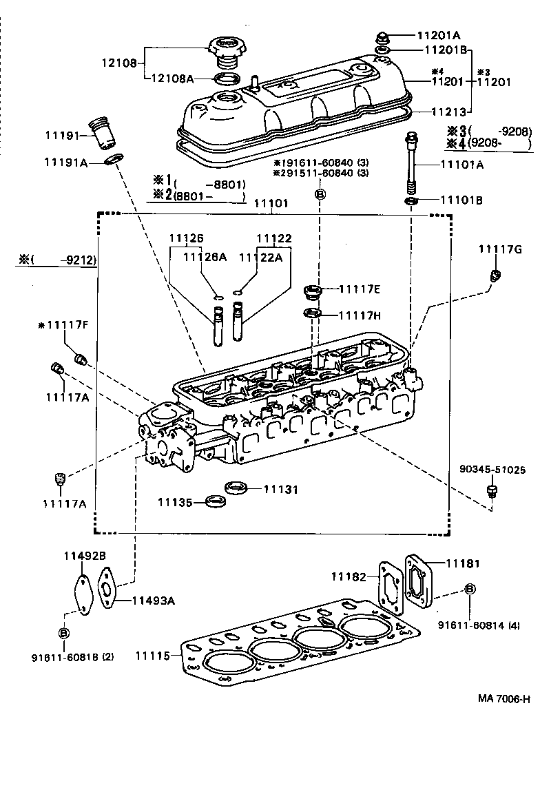 11101-54131 HEAD SUB-ASSY, CYLINDER product image
