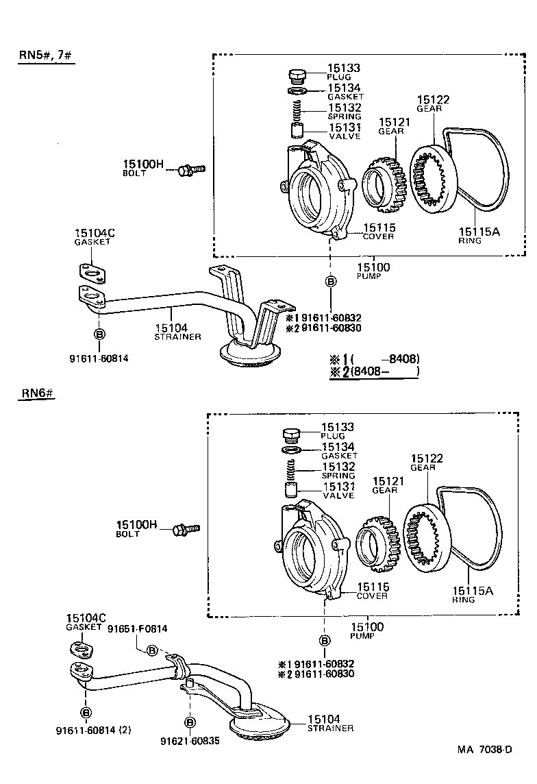 15122-35030 GEAR, OIL PUMP DRIVEN product image