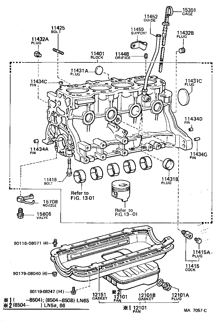 11452-65010 GUIDE, OIL LEVEL GAGE product image