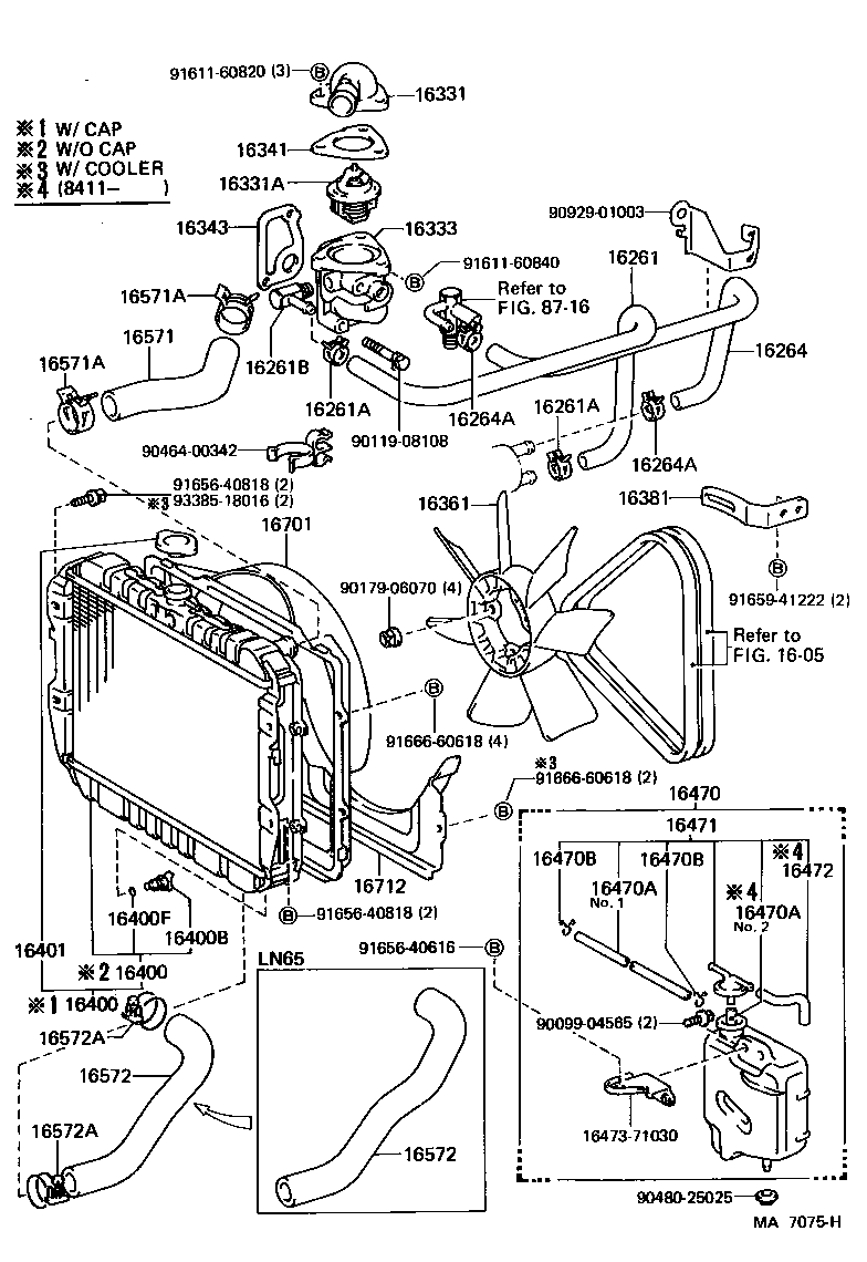 16028-35010 PIPE SUB-ASSY, TURBO WATER, NO.2 product image
