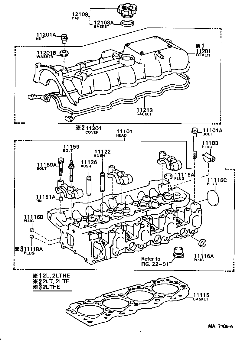 11101-54080 HEAD SUB-ASSY, CYLINDER product image
