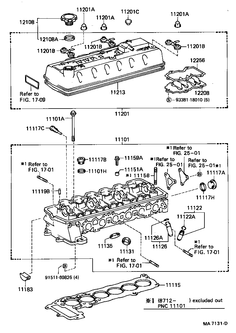 11101-71030 HEAD SUB-ASSY, CYLINDER product image