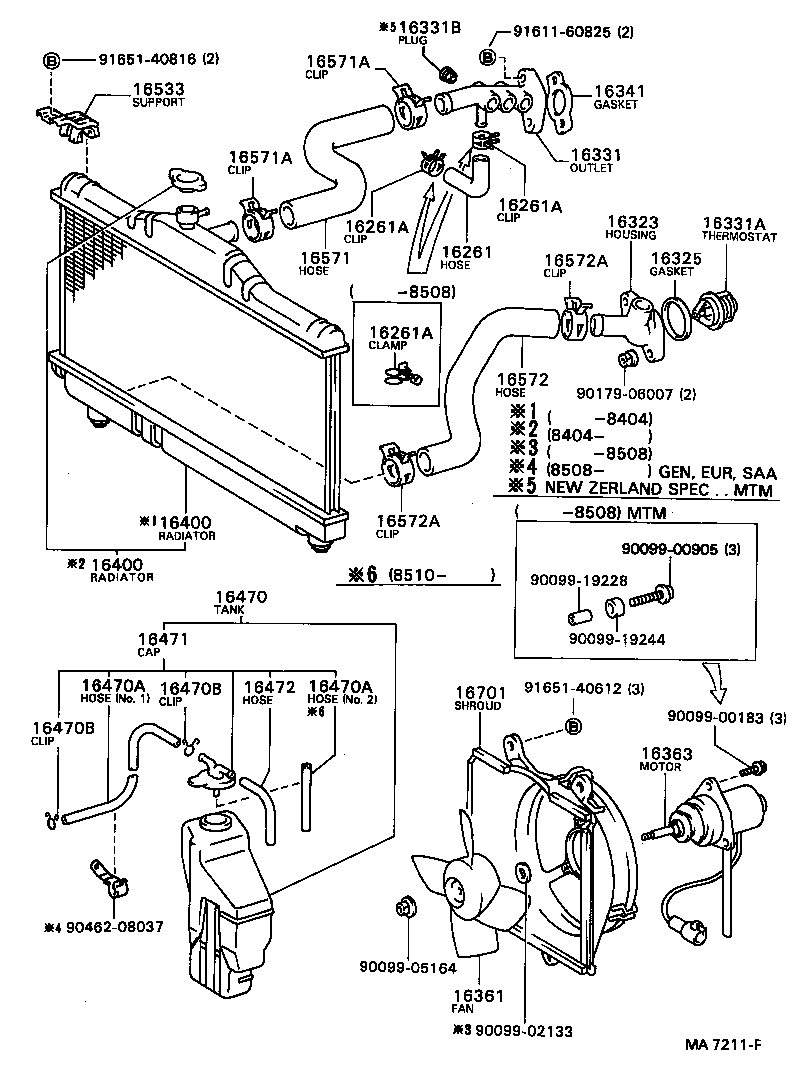 16331-63070 OUTLET, WATER product image