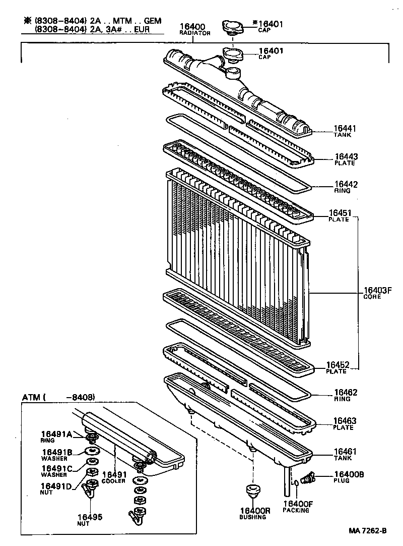 16268-15011 PIPE, WATER BY-PASS, NO.1 product image