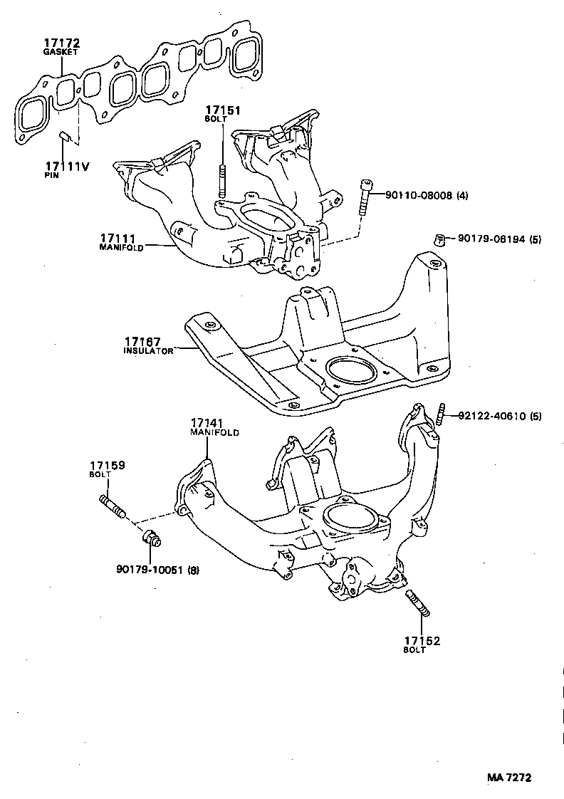 04176-67010 SEAL KIT, TURBOCHARGER product image