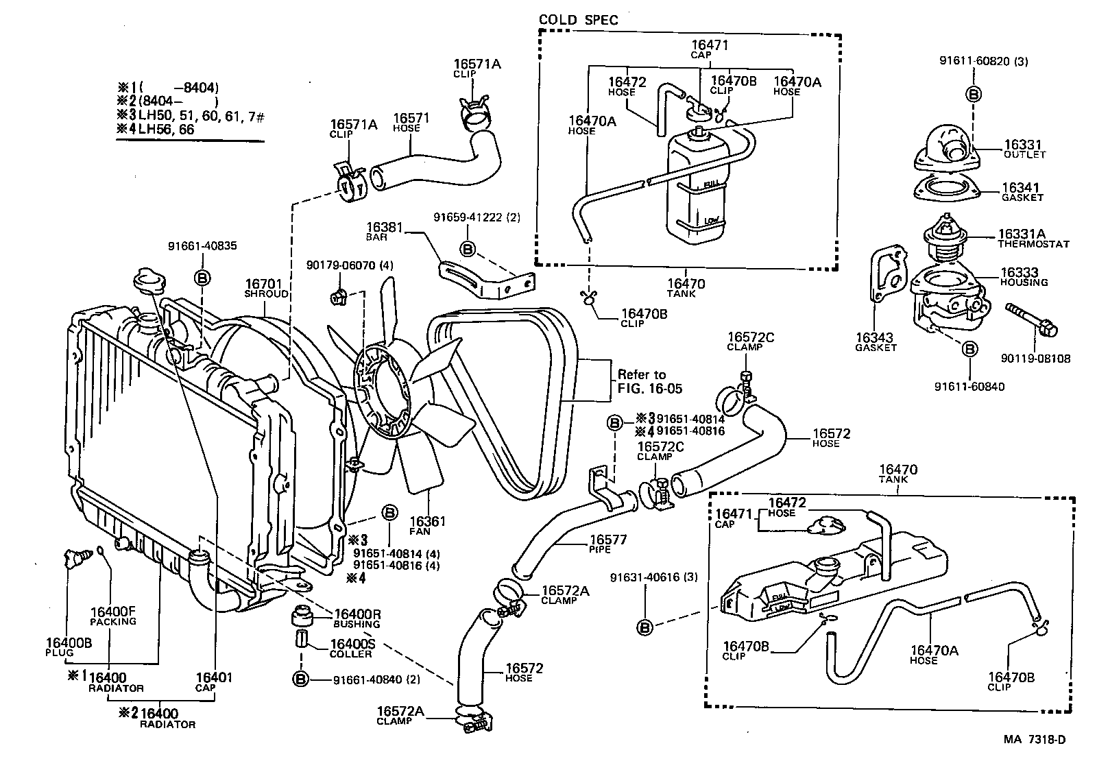 16027-54020 PIPE SUB-ASSY, TURBO WATER, NO.1 product image