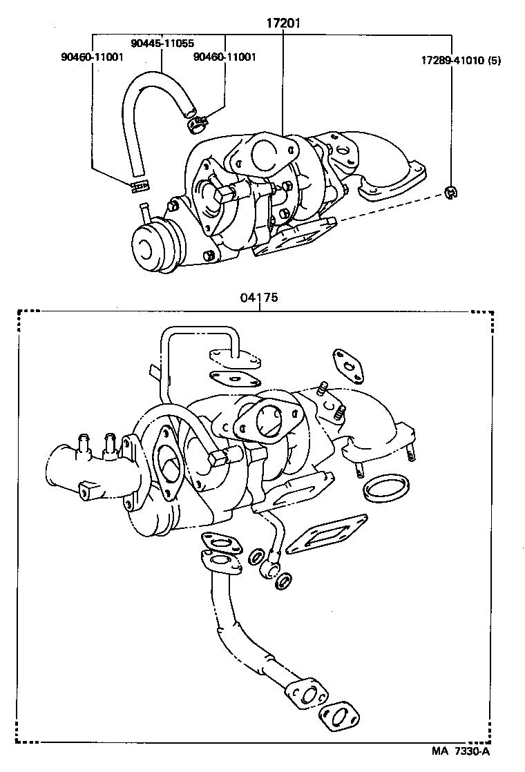 17101-70030 MANIFOLD, INTAKE product image