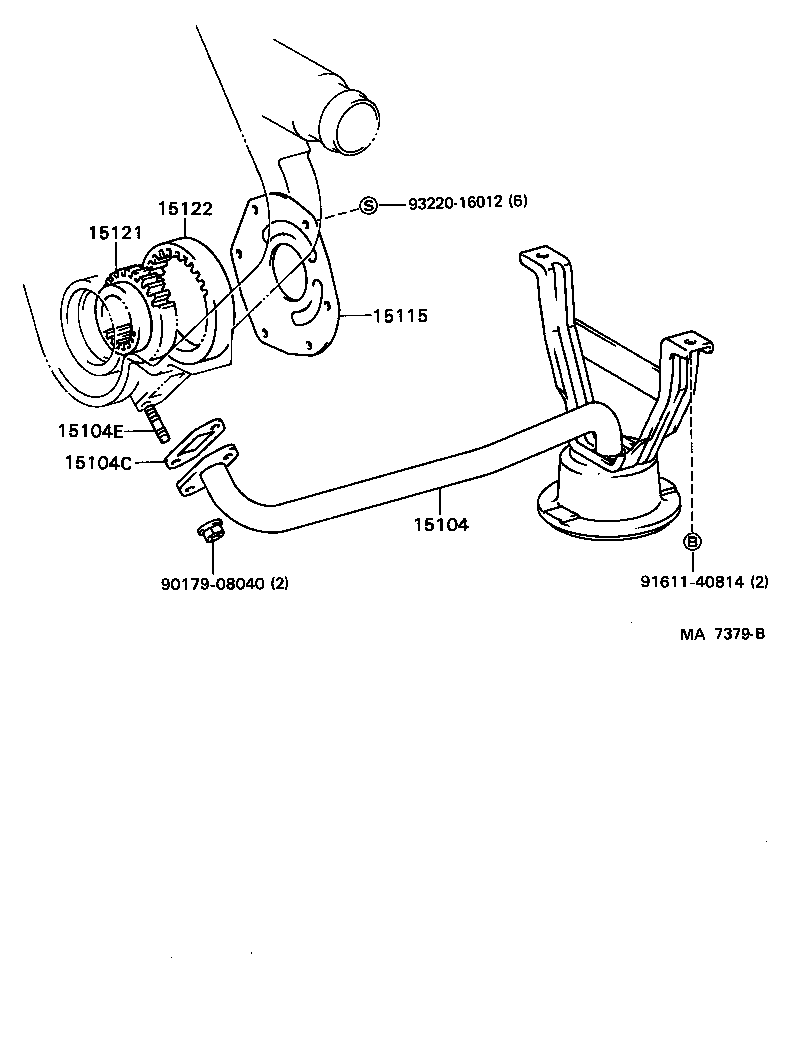 15102-43050 GEAR, OIL PUMP DRIVE product image