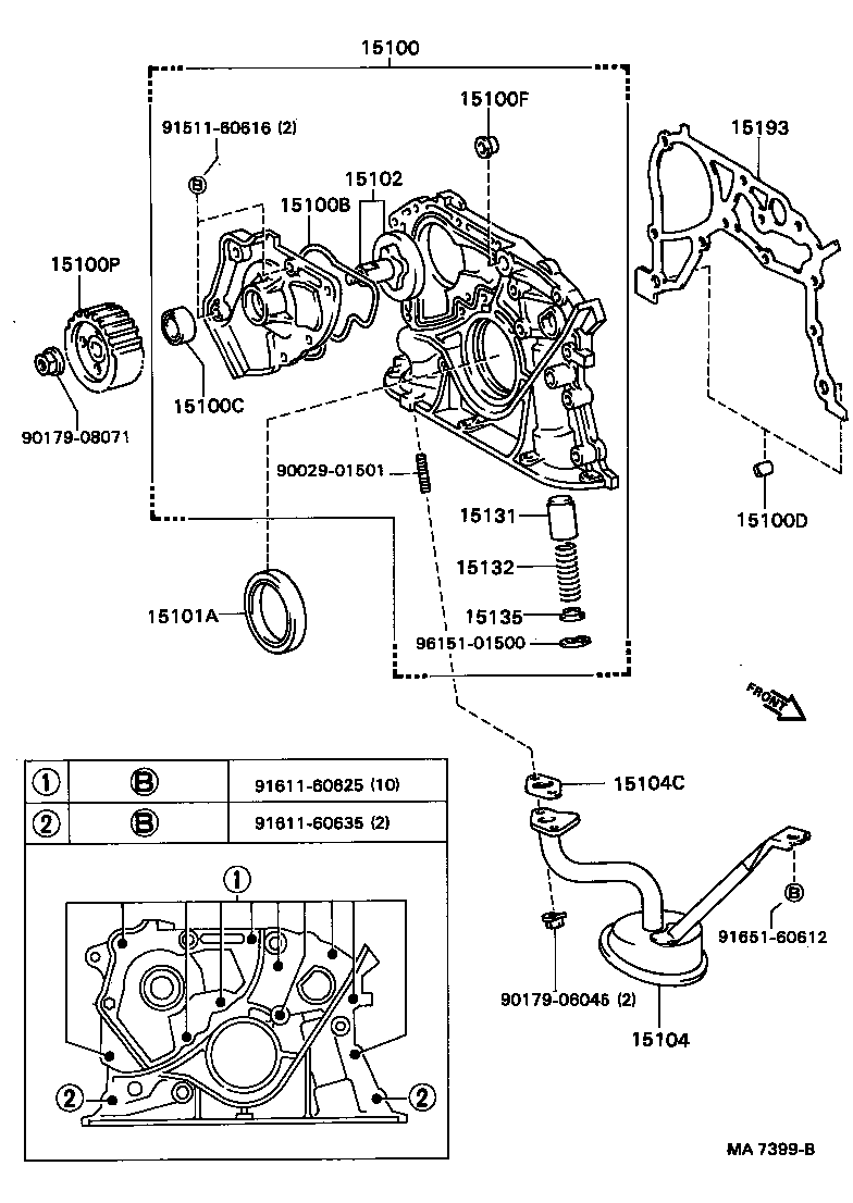 15100-62010 PUMP ASSY, OIL product image