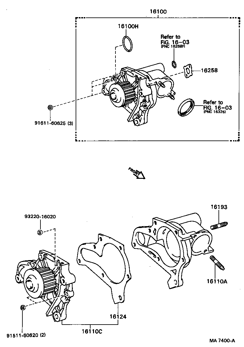 90116-08092 BOLT, STUD(FOR WATER PUMP SET) product image