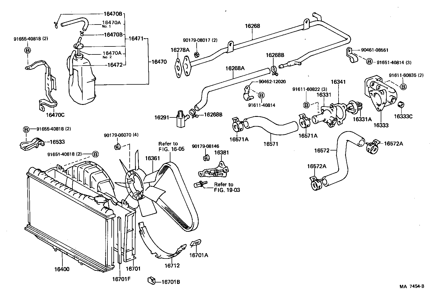 16347-70010 GASKET, WATER BY-PASS product image