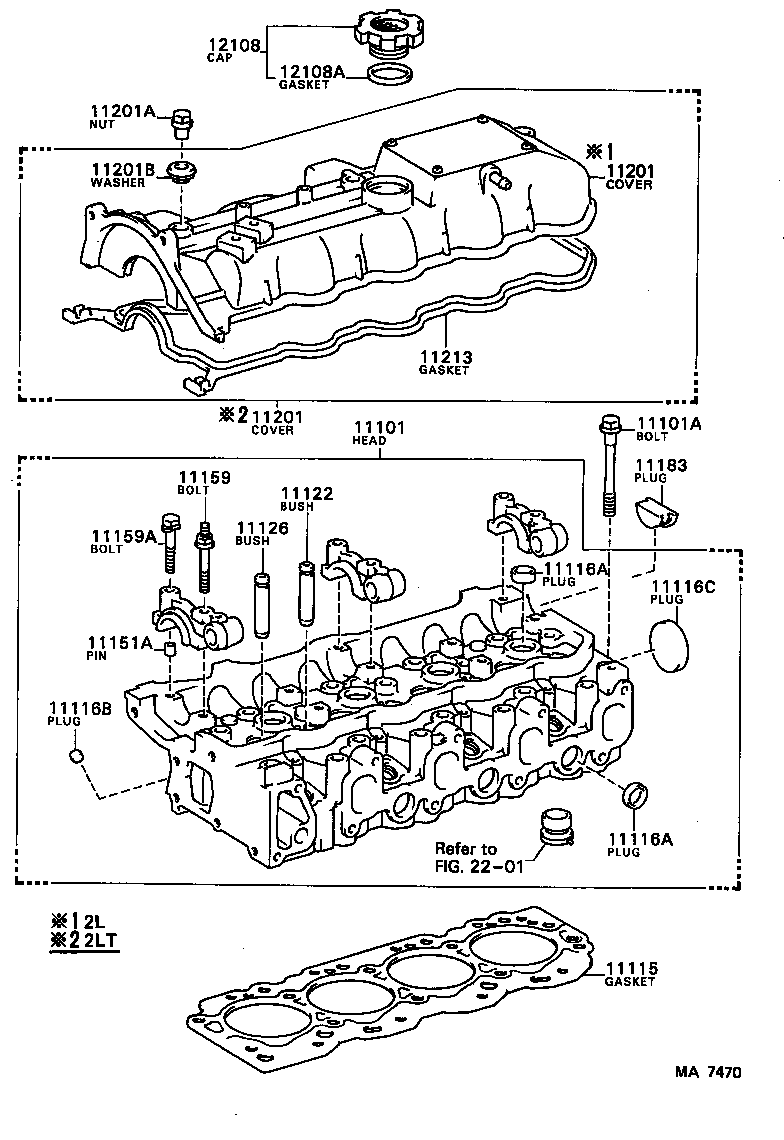 11101-71030 HEAD SUB-ASSY, CYLINDER product image