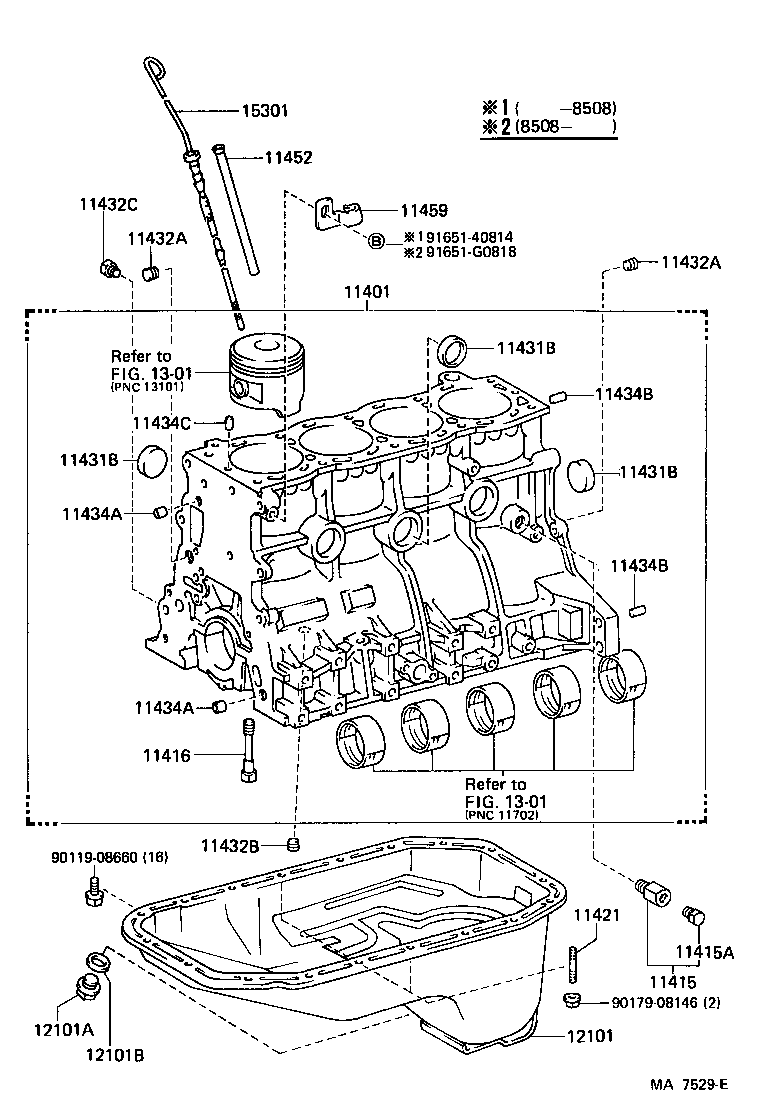 11452-65010 GUIDE, OIL LEVEL GAGE product image