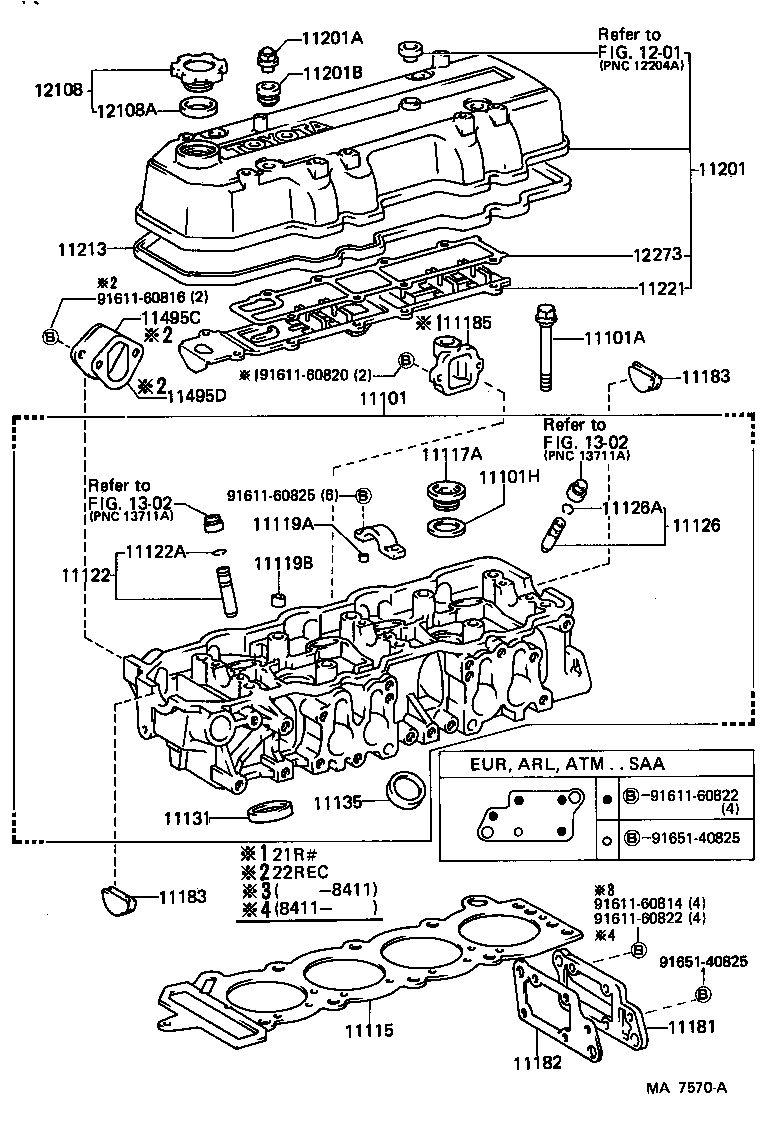 11101-74010 HEAD SUB-ASSY, CYLINDER product image